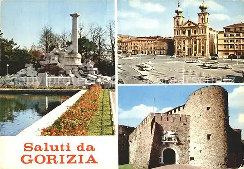 Gorizia Goerz Ruine Kirche Burg / Gorizia /