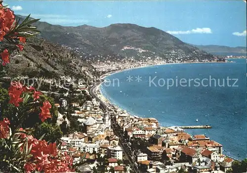 Laigueglia  Panorama Kueste Berge Kat. Savona