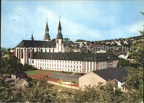 Pruem Eifel Basilika mit Abtei Kat. Pruem