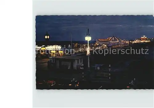 Brighton East Sussex Palace Pier by Night Kat. 