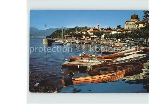 Lago Maggiore Laveno Hafen Kat. Italien