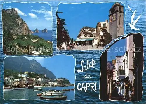 Capri Hafen  Kat. Golfo di Napoli