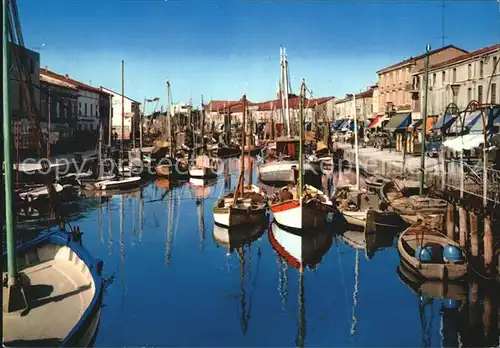 Cesenatico Hafen Kanal Kat. Italien