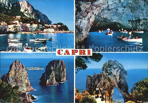 Capri Stadtansicht Kat. Golfo di Napoli