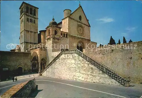 Assisi Umbria Basilika des Heiligen Franziskus Kat. Assisi