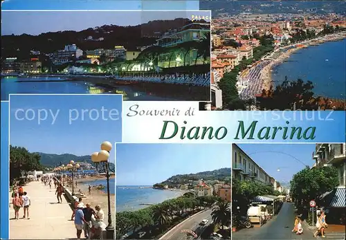 Diano Marina Promenade Stadtansicht  Kat. Italien