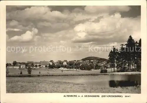 Altenberg Erzgebirge Geisingberg Kat. Geising