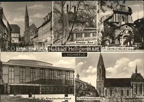 Heiligenstadt Eichsfeld Karl Marx Strasse Kneipp Bad Liebfrauenkirche Kat. Heiligenstadt