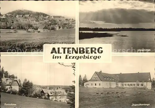 Altenberg Erzgebirge Galgenteich Jugendherberge Ferienheim Kat. Geising