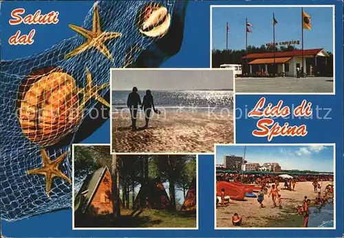 Lido di Spina Strand Campingplatz Kat. Lido di Spina