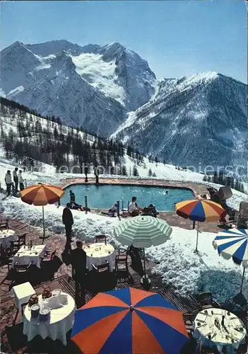 Sestriere Grandhotel Principe di Piemonte Schwimmbad Kat. Italien