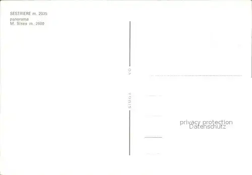 Sestriere Panorama Kat. Italien