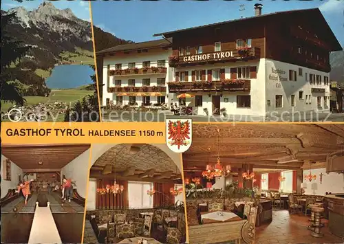 Haldensee Gasthof Tyrol Kat. Oesterreich