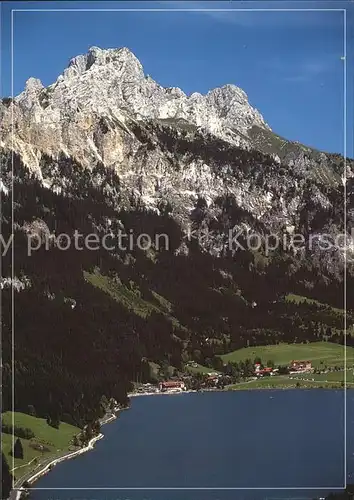 Haller Tirol Hiddensee Rotflueh Gimpel Koellenspitze Kat. Haller am Haldensee Tannheimer Tal