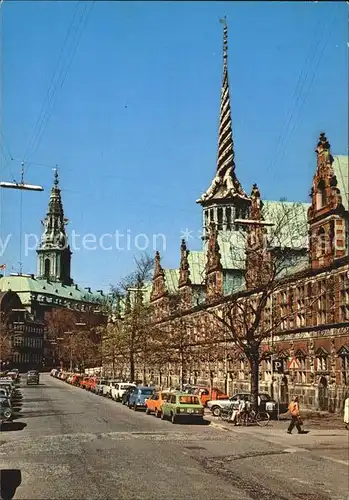 Kopenhagen Schloss Christiansborg Boerse Kat. Hovedstaden