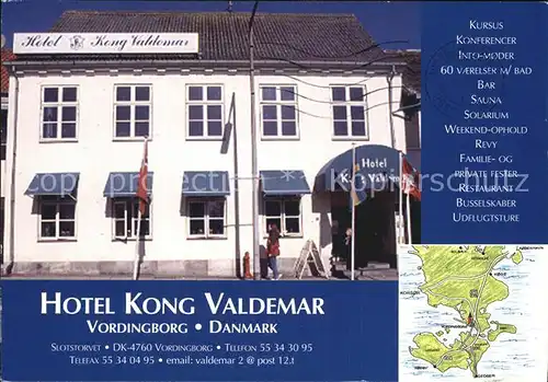 Vordingborg Hotel Kong Valdemar Kat. Daenemark