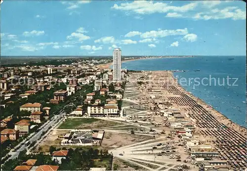 Cesenatico Fliegeraufnahme Strand Kat. Italien