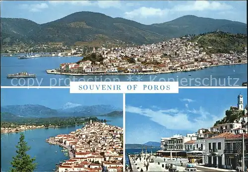 Poros Fliegeraufnahme  / Insel Poros /