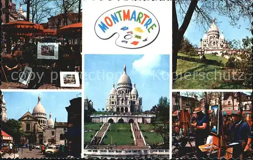 Montmartre Paris Saint Pierre Basilika Sacre Coeur  Kat. Paris