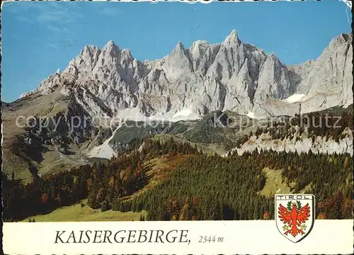 Tirol Region Kaisergebirge Kat. Innsbruck