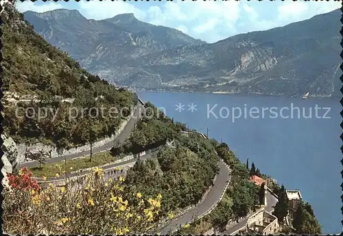 Lago di Garda Strada Ponale Kat. Italien