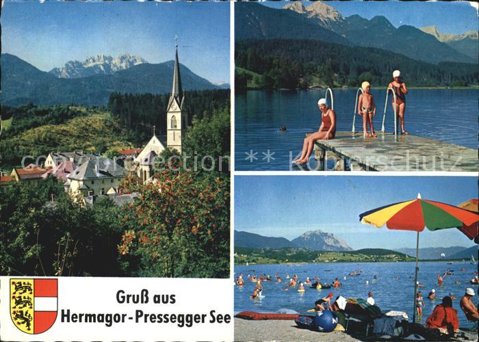 Hermagor Kaernten Pressegger See Gartnerkofel Gailtal Kat. Hermagor