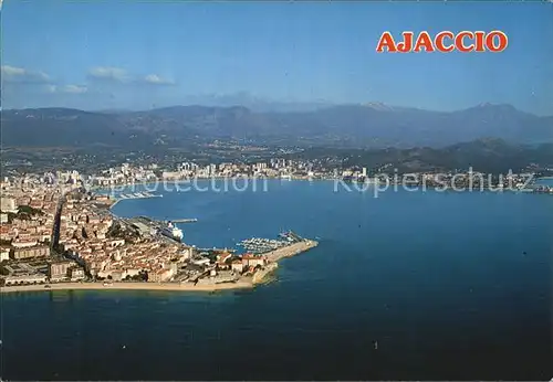 Corse Ile de Ajaccio Stadtansicht Hafen Kat. Ajaccio