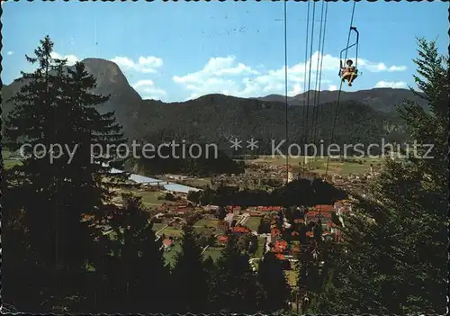 Kufstein Tirol Blick vom Berghaus Aschenbrenner Sessellift Kat. Kufstein