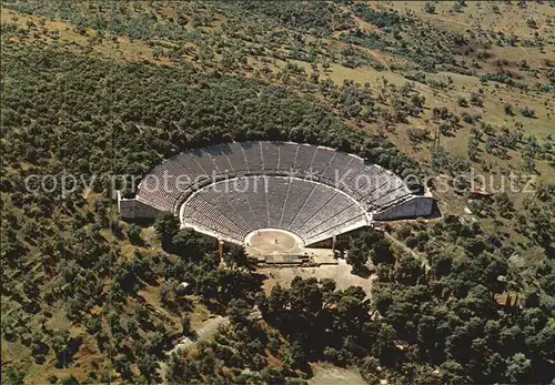 Epidauros Alte Theater Luftaufnahme / Epidavros Peloppones /