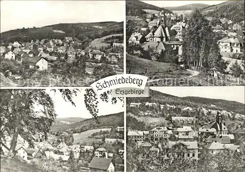 Schmiedeberg  Dippoldiswalde Ortsansichten Luftbilder