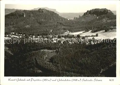 Gohrisch Papststein Gohrischstein  / Gohrisch /Saechsische Schweiz-Osterzgebirge LKR