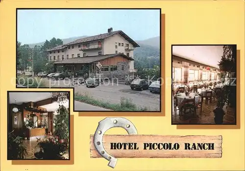 Bardineto Hotel Piccolo Ranch Gastraum Rezeption