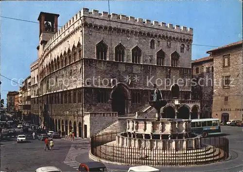 Perugia Umbria Palazzo Comunale e Fontana Maggiore Kat. Perugia
