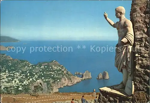 Capri Veduta panoramica Kat. Golfo di Napoli