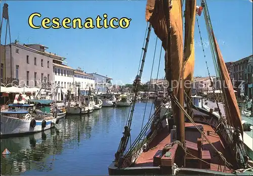 Cesenatico Il porto canale Kat. Italien