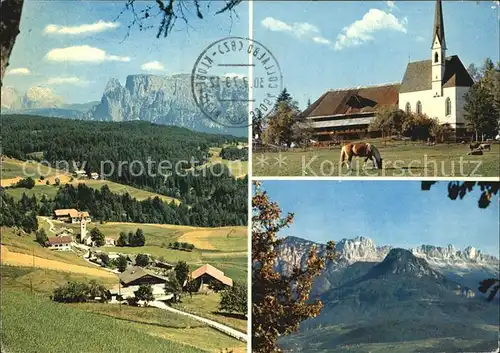 Renon Ritten Auna di Sopra Chiesa Kat. Renon Ritten Suedtirol