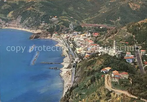 Moneglia Liguria Veduta aerea Kat. Moneglia Genua