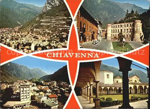 Chiavenna Teilansichten Kat. Italien