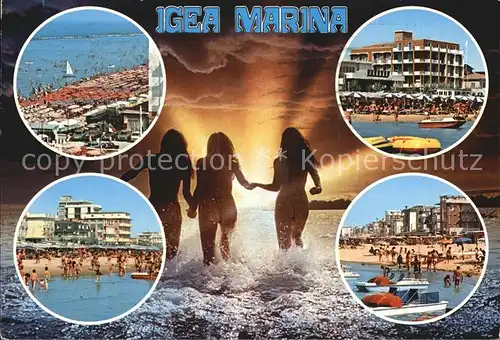 Igea Marina Strandpartien Hotels Kat. Bellaria Igea Marina