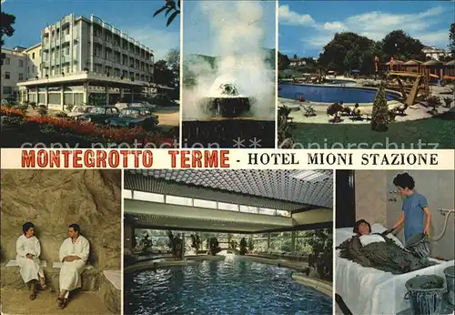Montegrotto Terme Hotel Mioni Stazione Swimmingpool Hallenbad Moorbad Kat. 