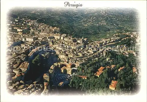 Perugia Umbria Fliegeraufnahme Kat. Perugia