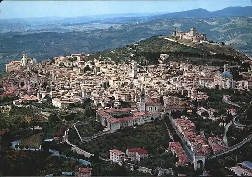 Assisi Umbria Panorama dall aereo Kat. Assisi