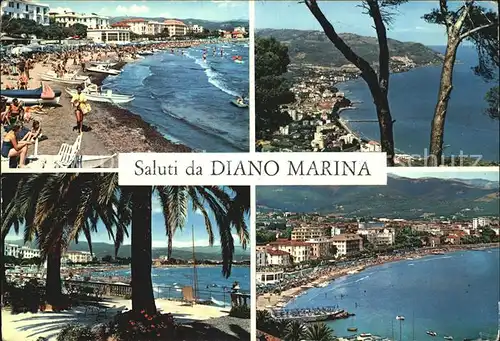 Diano Marina Strandpartien Kat. Italien