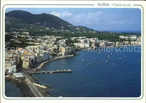 Isola d Ischia Panorama dal Castello Aragonese Kat. Golfo di Napoli