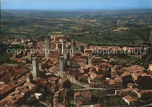 San Gimignano Panorama dall aereo
