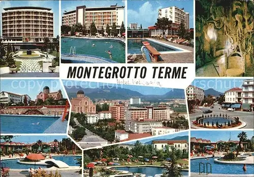 Montegrotto Terme Teilansichten Swimmingpool Grotte Kat. 