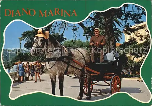 Diano Marina Pferdekutsche Kat. Italien
