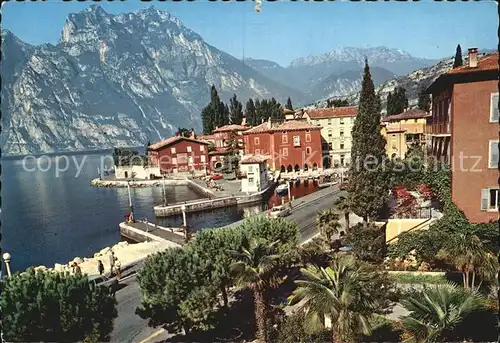 Torbole Lago di Garda Hafenpartie Kat. Italien