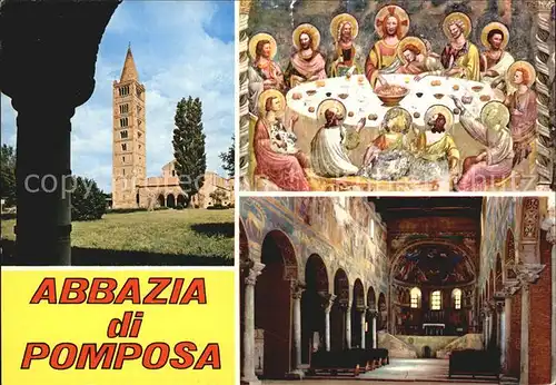 Pomposa Abbazia La Cena di Cristo 