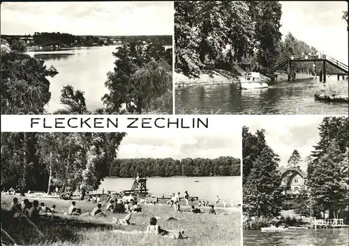 Zechlin Flecken Strand Bruecke